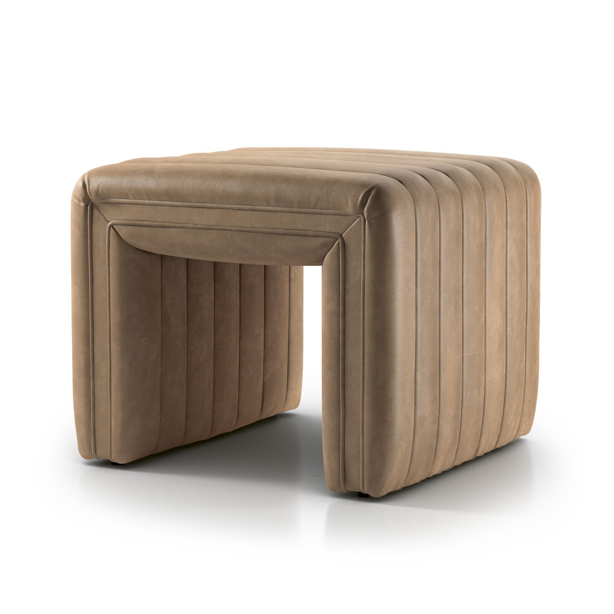 Anniina Leather Ottoman