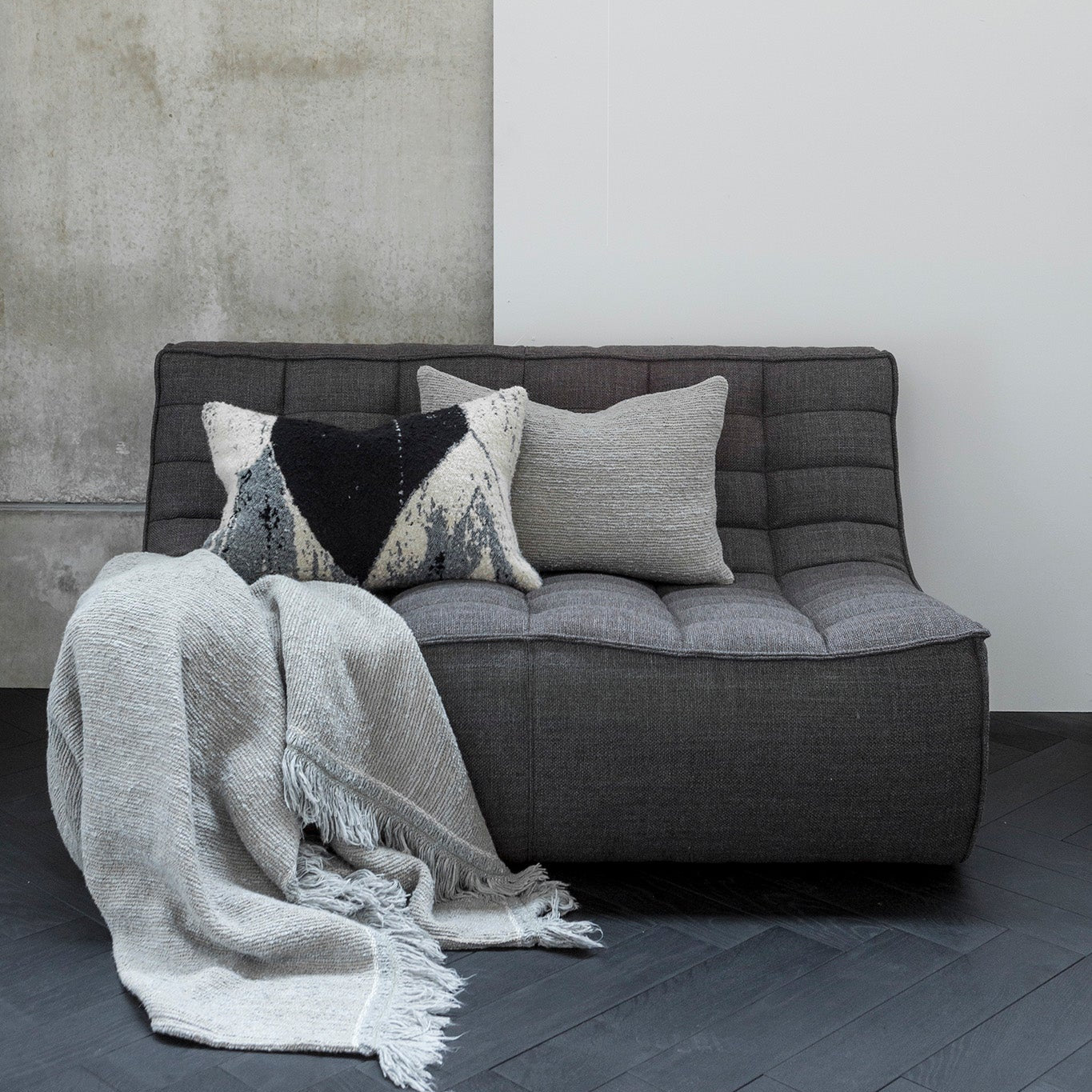 Modern Modular 2 Seater Sofa