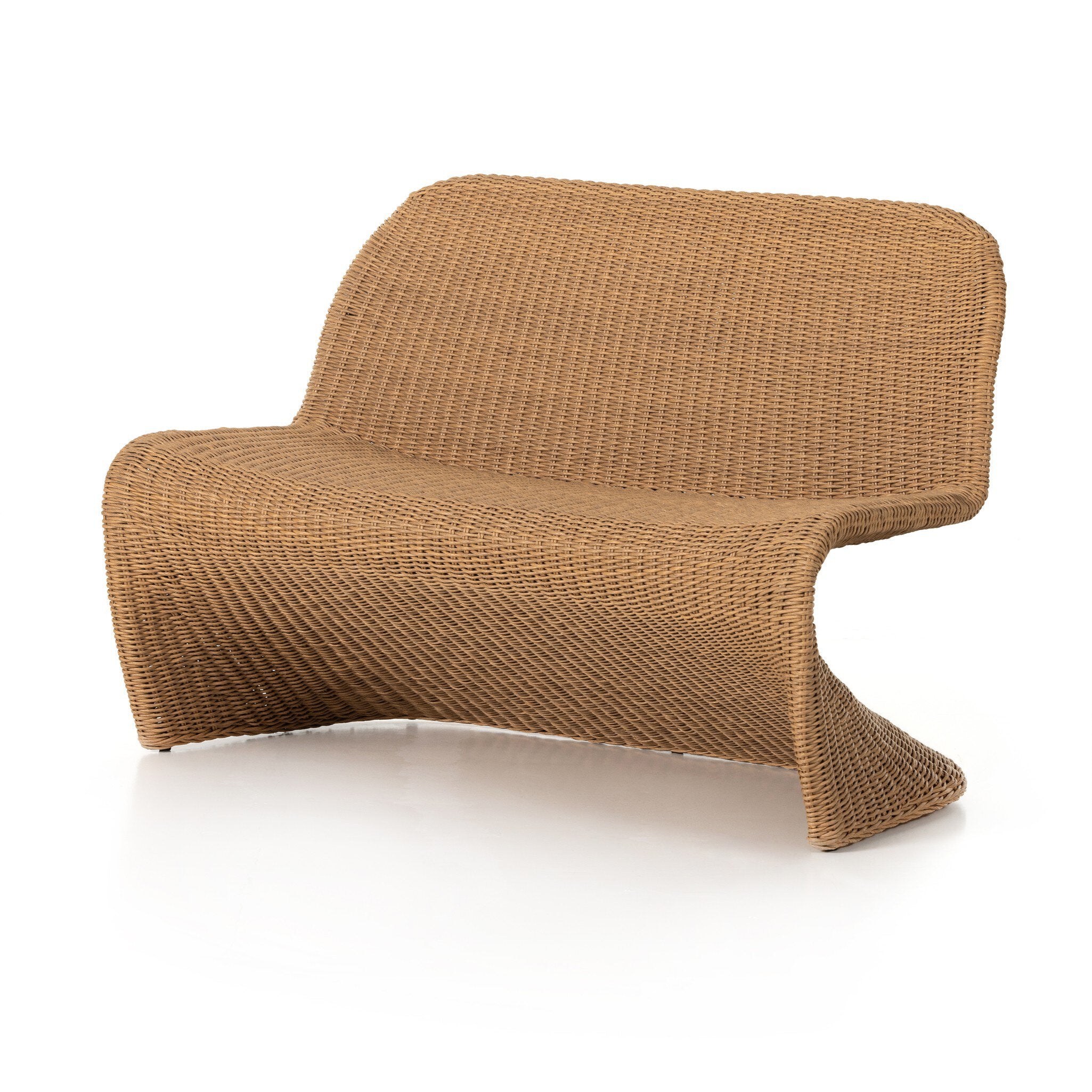 Brooks Outdoor Dining Bench - natural