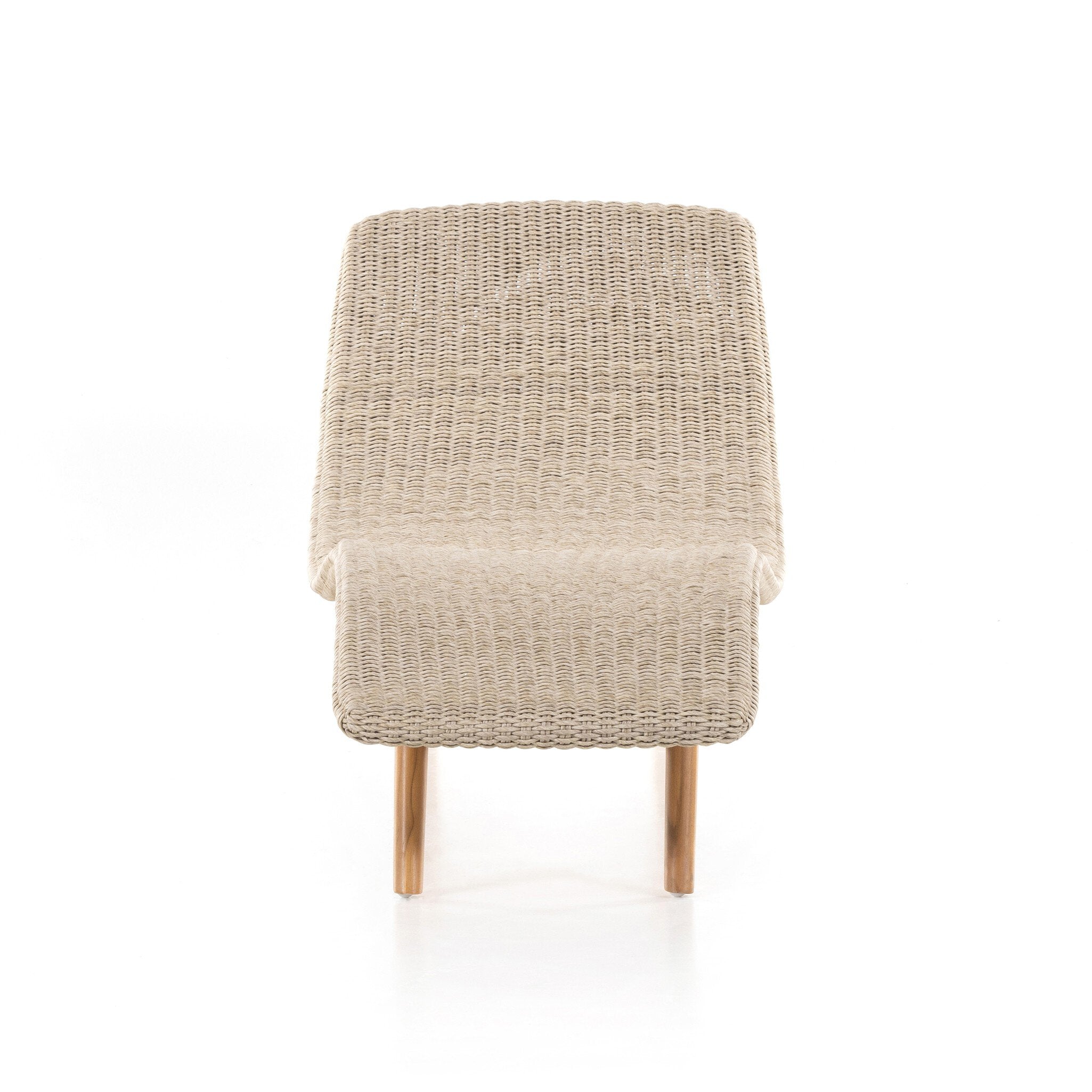 Brooks Outdoor Chaise - vintage white