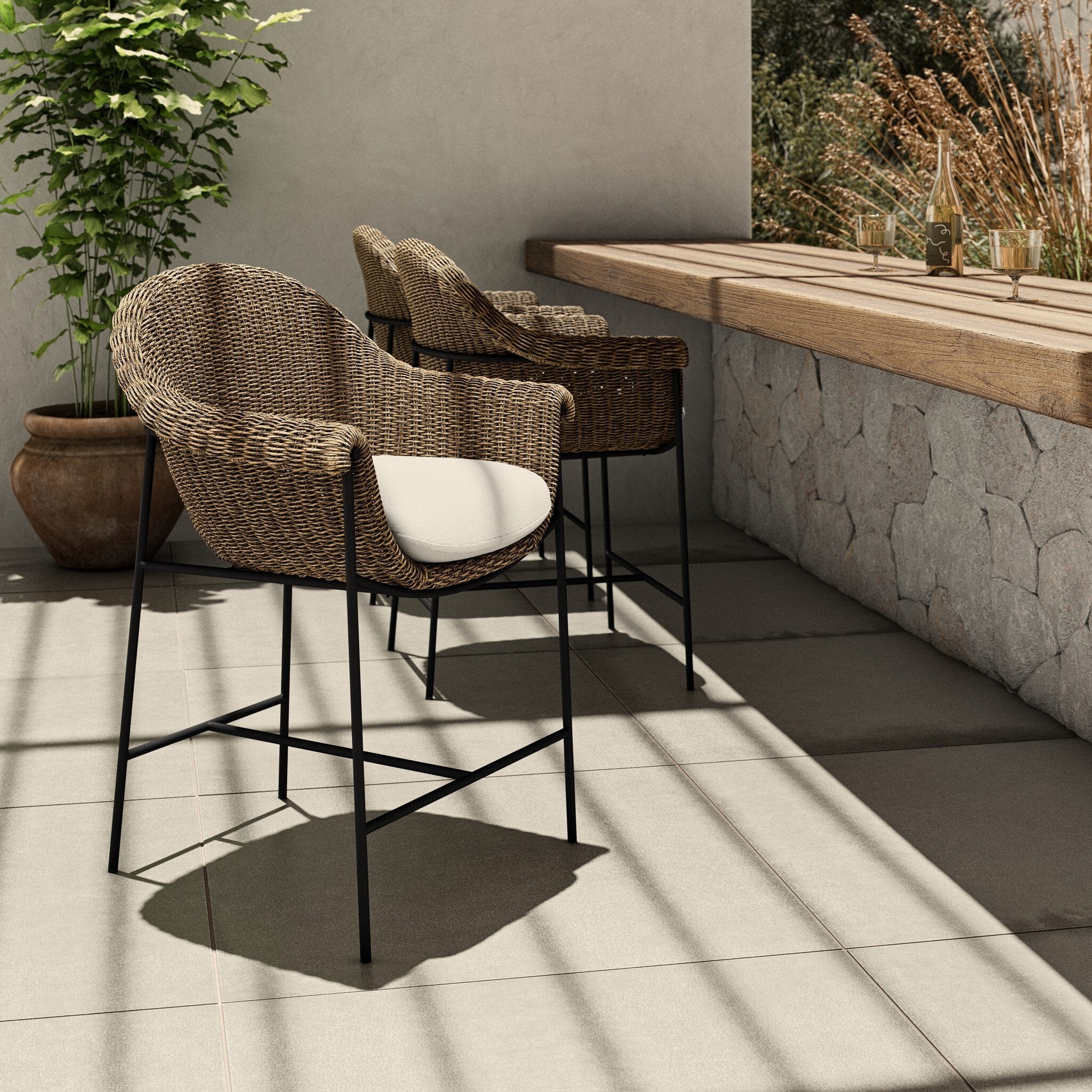 Byron Outdoor Stool