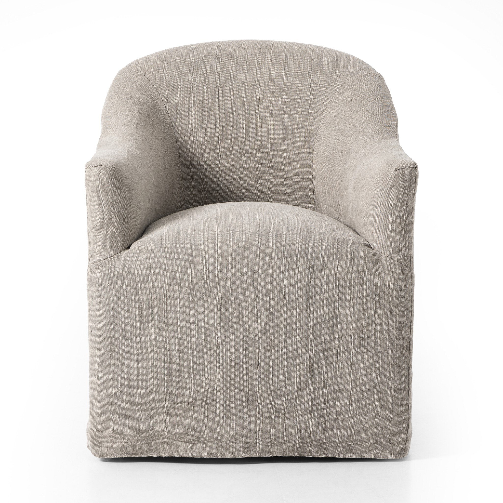 Ashland Dining Chair on Casters - Heather