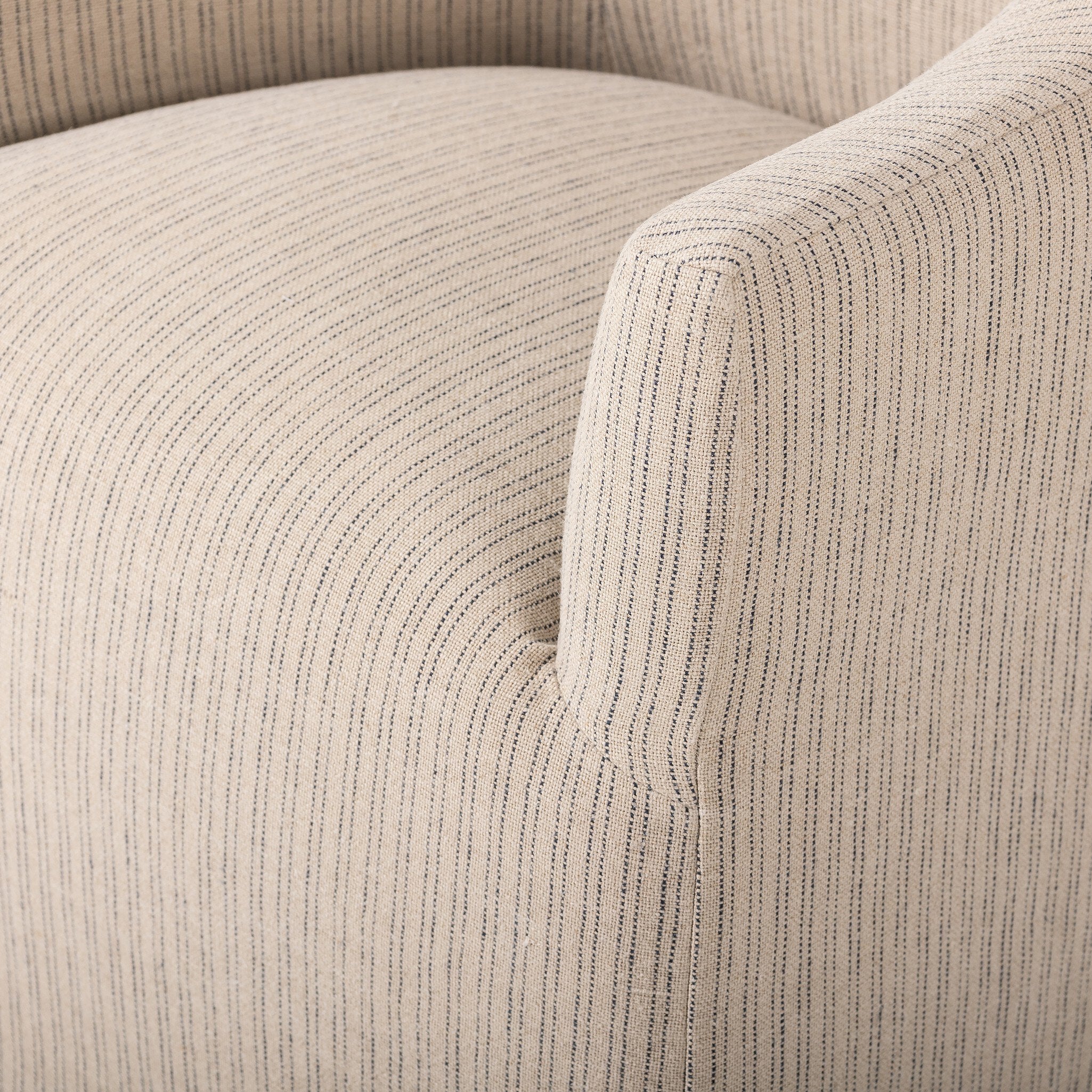 Ashland Dining Chair on casters - Laine Navy