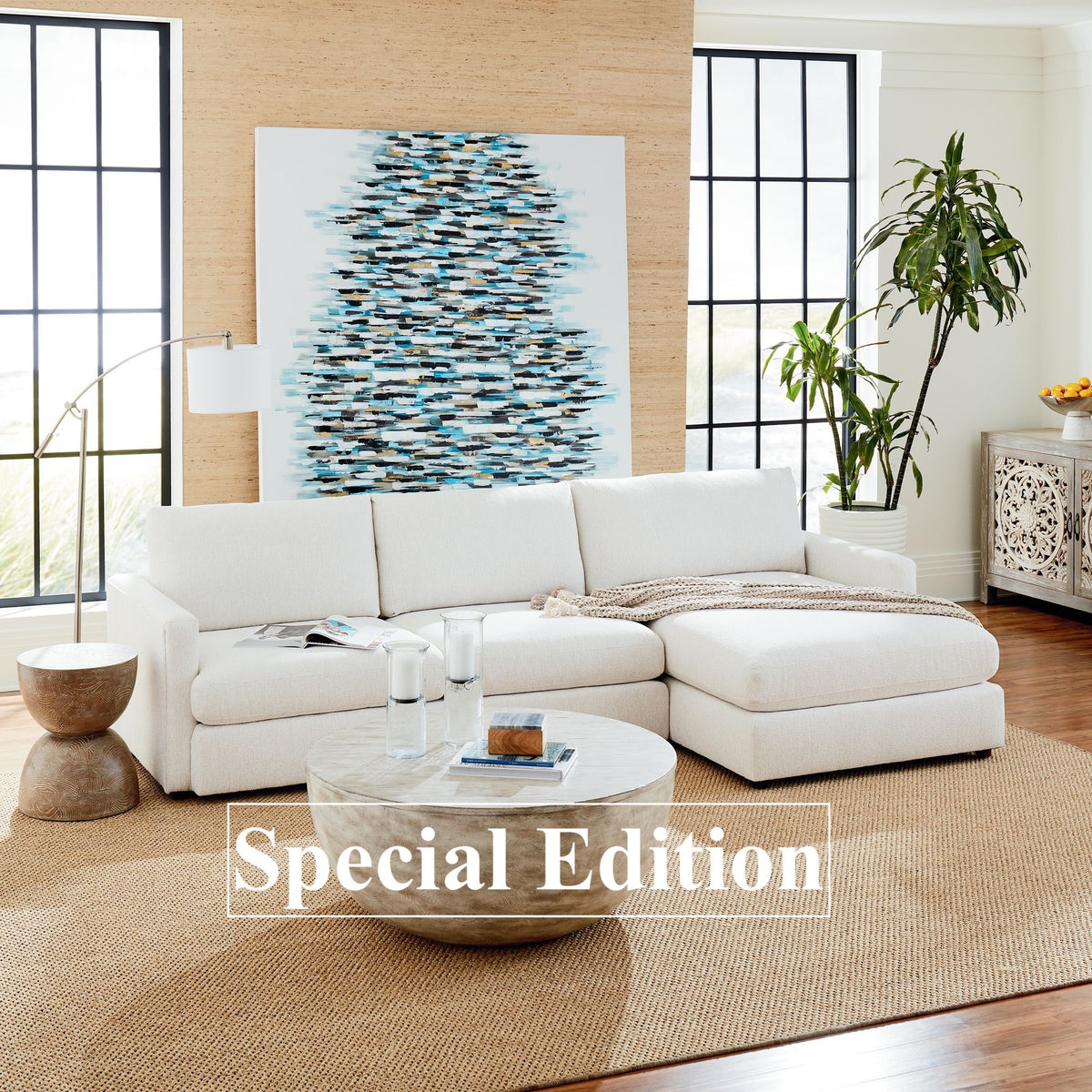 Asher Chaise Sectional - Special Edition
