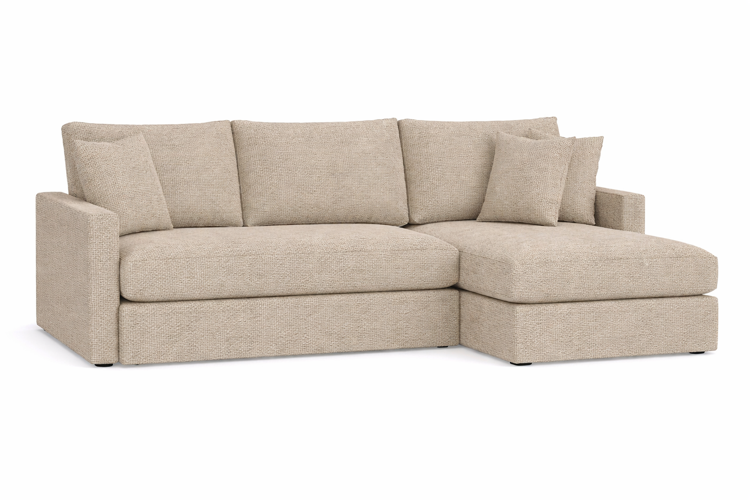 Asher Chaise Bench Sectional