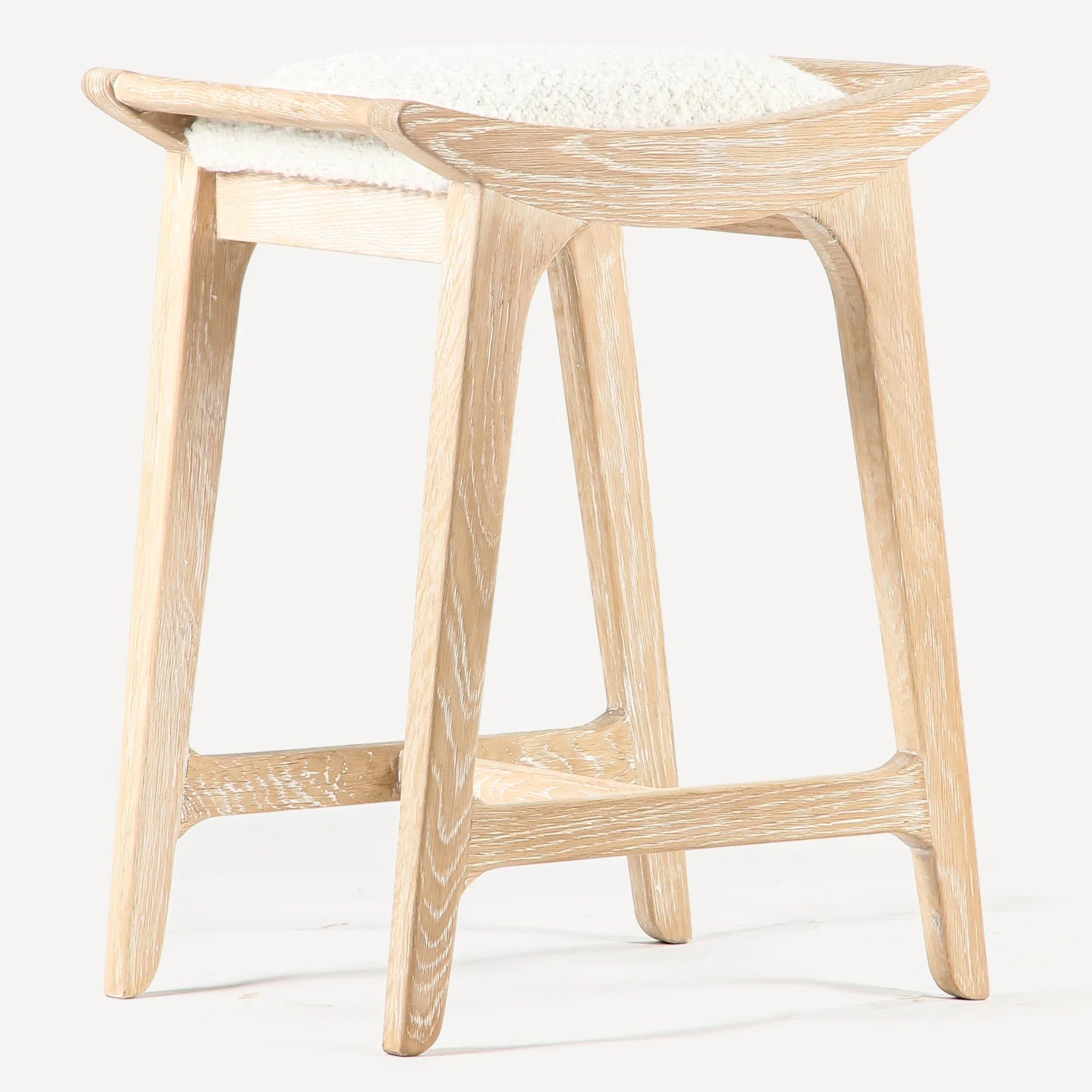 Cerused Oak Counter Stool - 24"