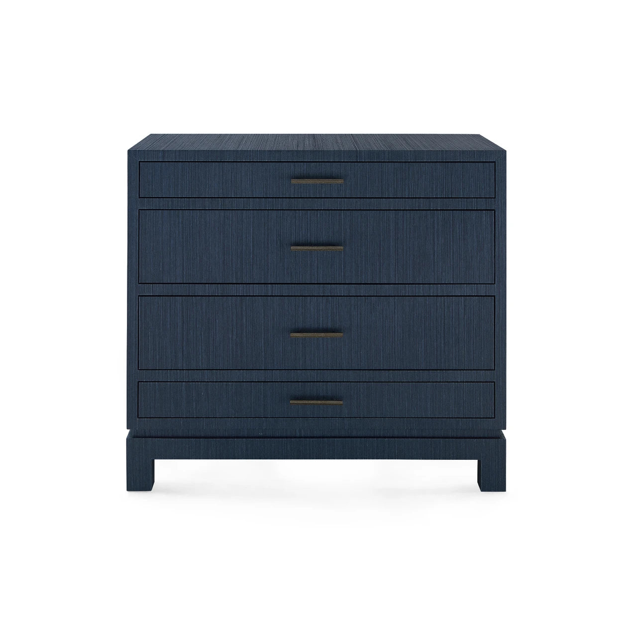 Ocean Blue Grasscloth Chest