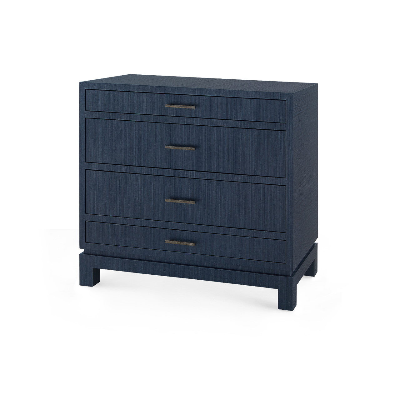 Ocean Blue Grasscloth Chest