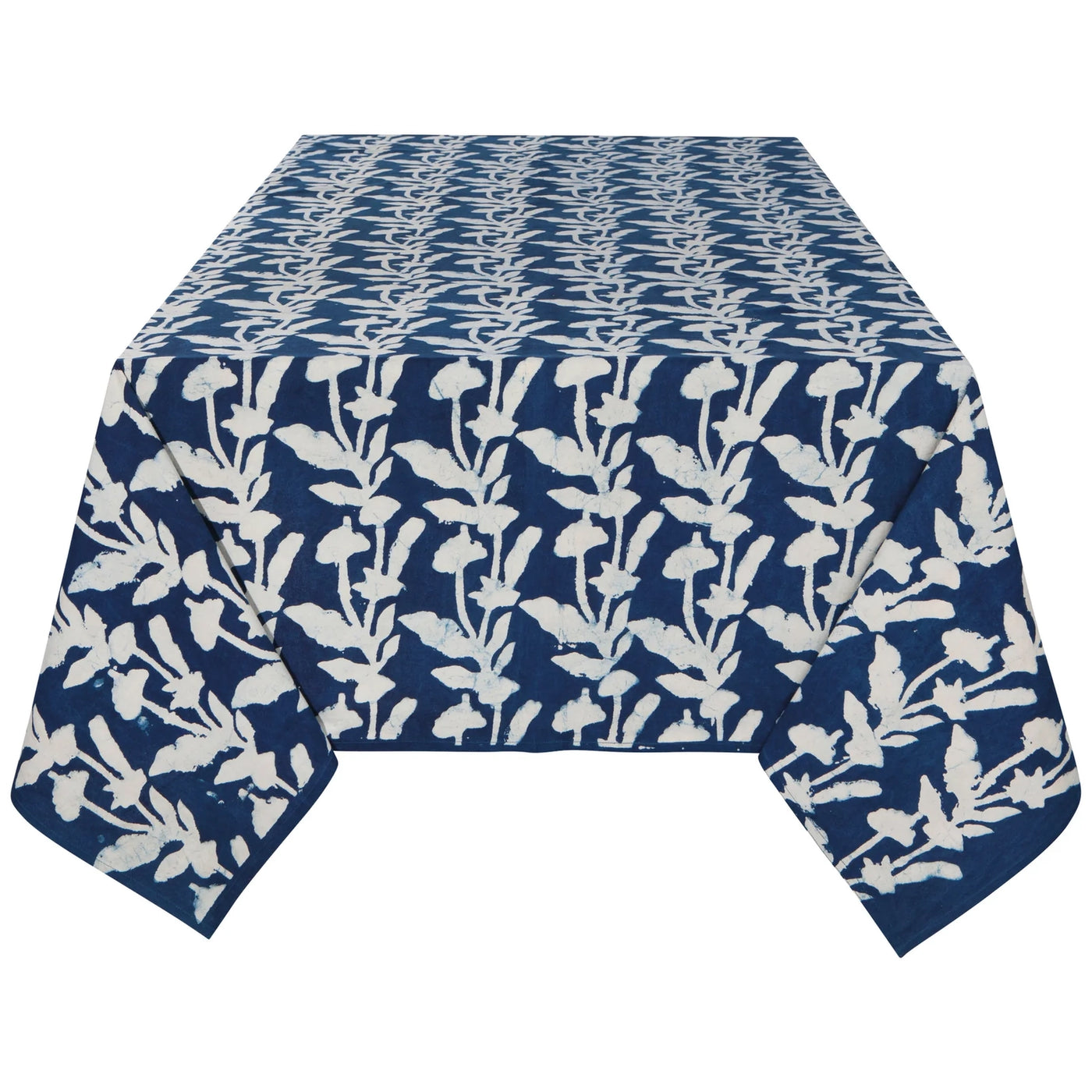 Flourish Block Print Tablecloth