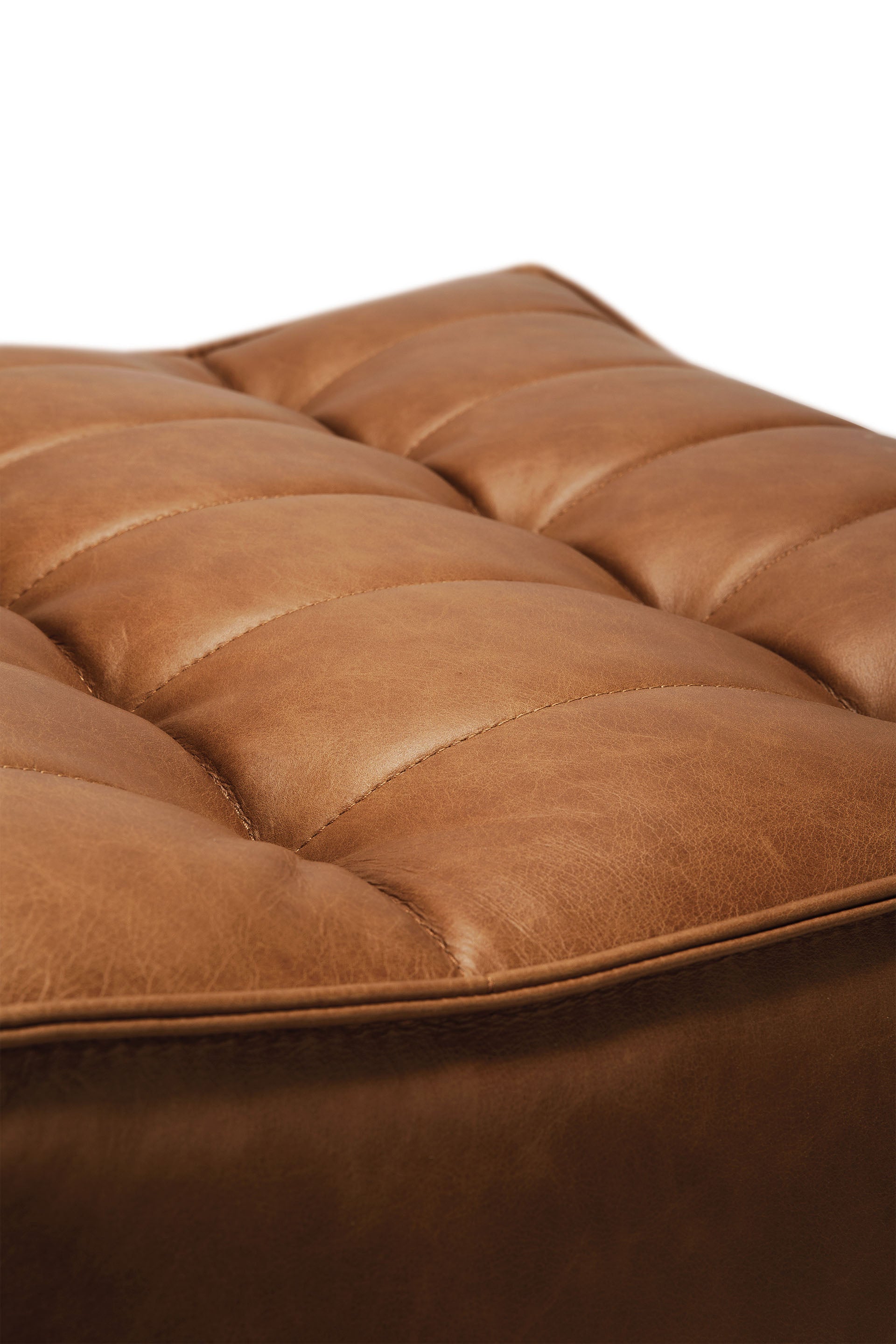Modern Modular Leather Ottoman
