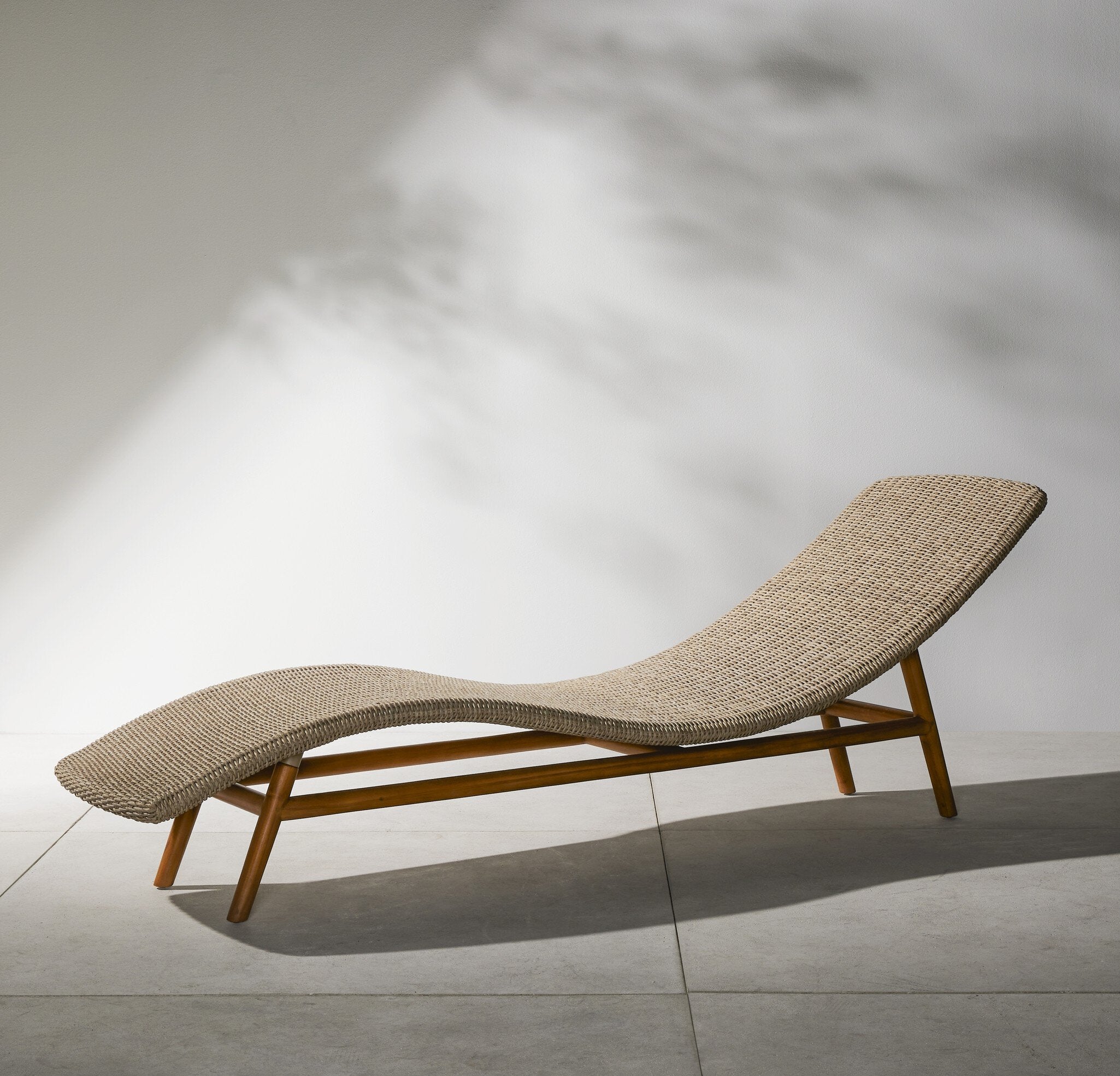 Brooks Outdoor Chaise - vintage white