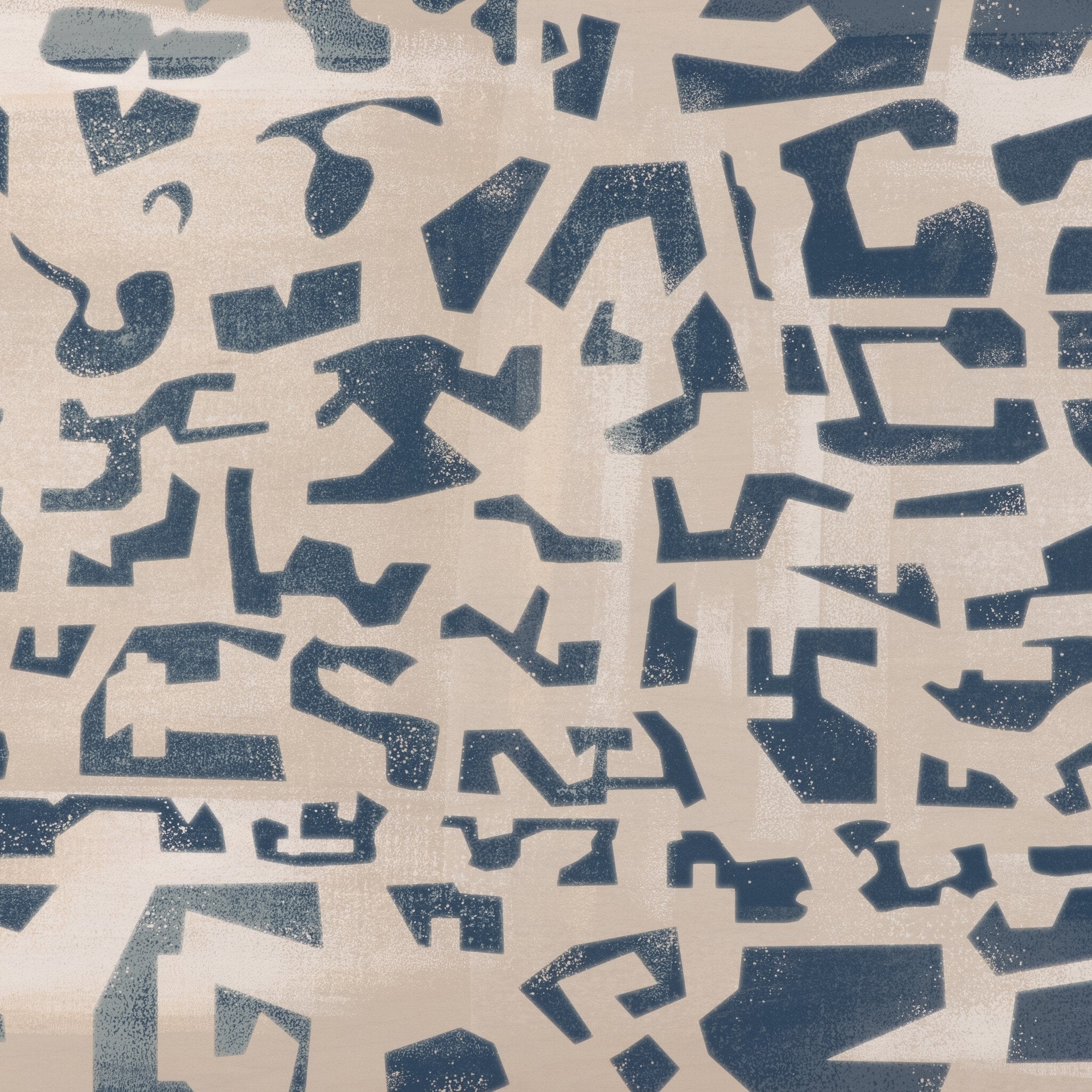 Block I by Coup d'Esprit Wall Art - 36" x 48"