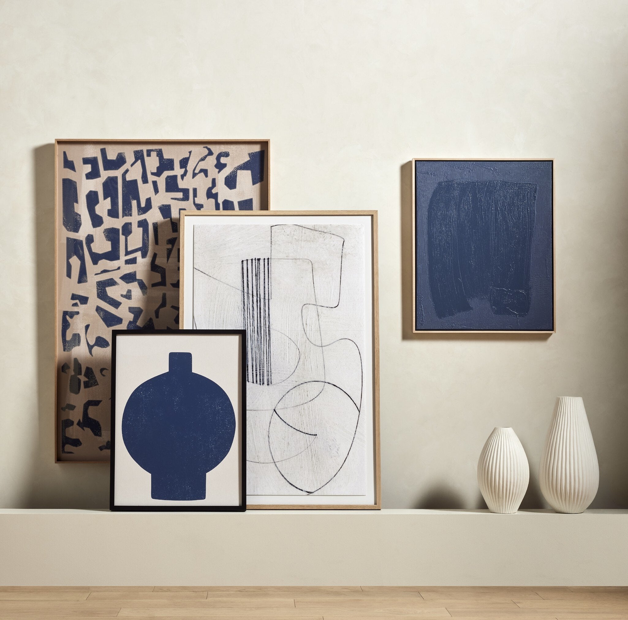 Block I by Coup d'Esprit Wall Art - 36" x 48"
