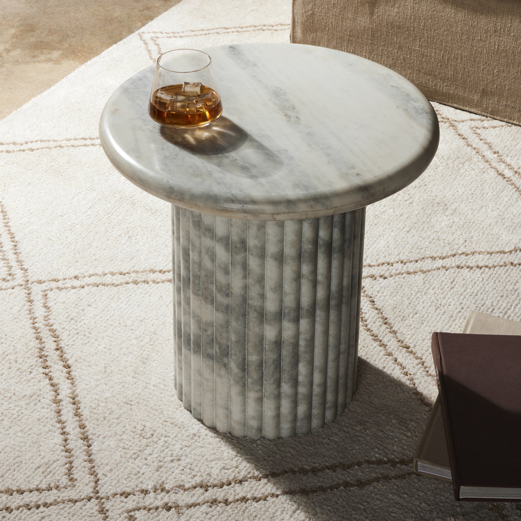 Bridgton Marble End Table
