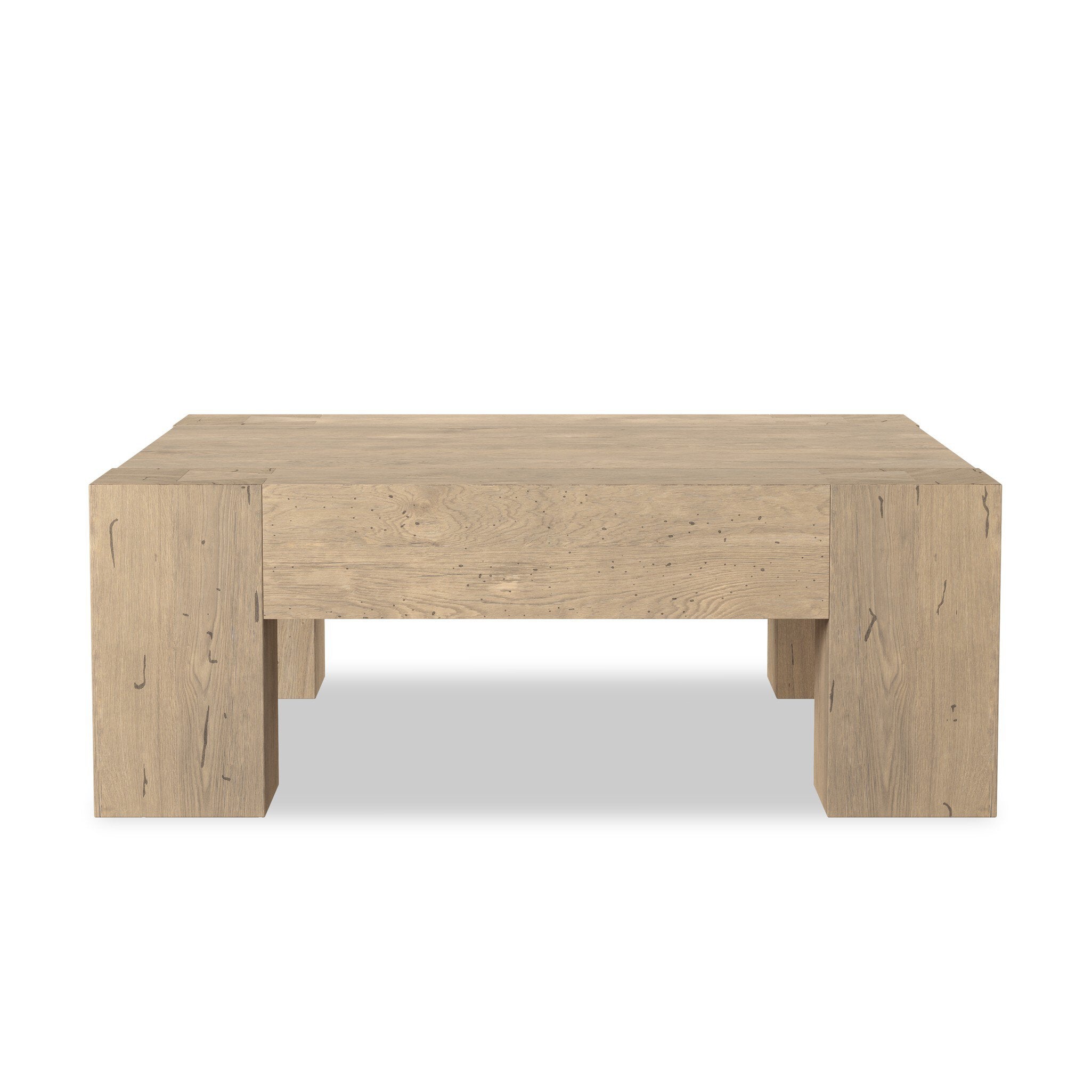 Abbot Whitewash Coffee Table - Medium