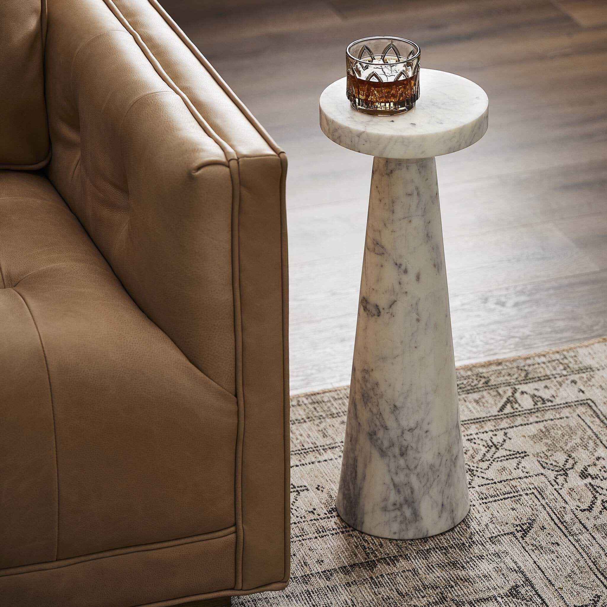 Blanchard Marble Nesting End Table - tall