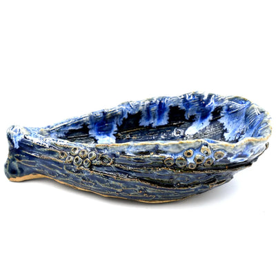 Oyster Dish- Blue