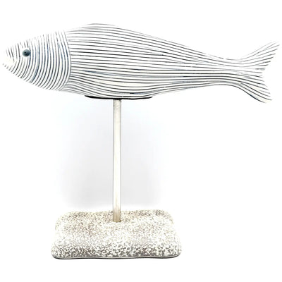 Porcelain Fish Sculpture