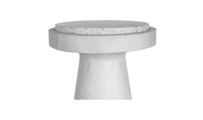 Cement and Terrazzo Accent Table
