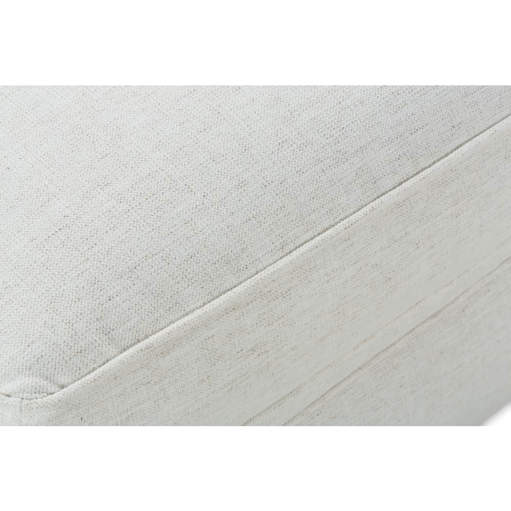 Kimball Ottoman - Nomad Snow