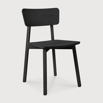 Greta Black Oak Dining Chairs