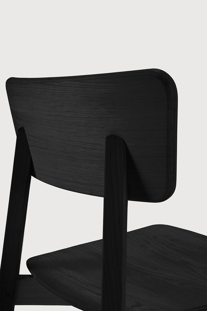 Greta Black Oak Dining Chairs