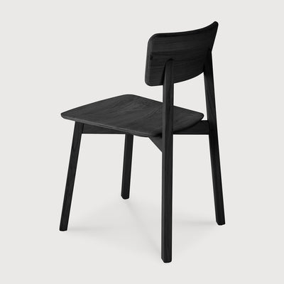 Greta Black Oak Dining Chairs