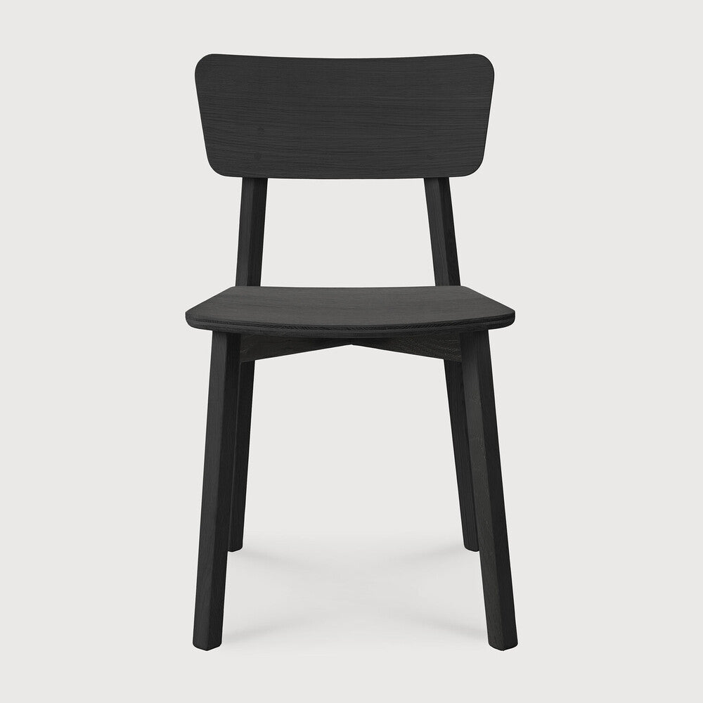 Greta Black Oak Dining Chairs