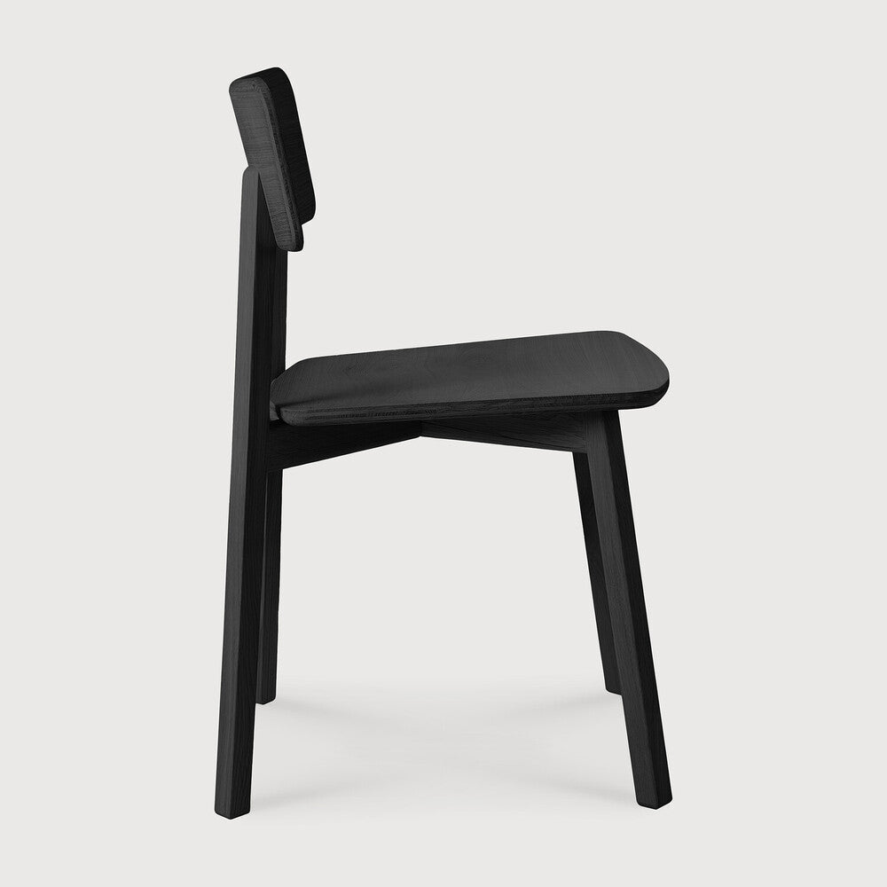 Greta Black Oak Dining Chairs