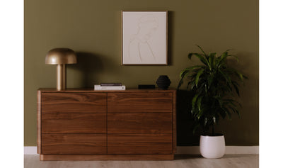 Curve Walnut Dresser