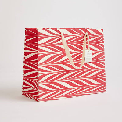 Candy Stripes Hand Marbled Gift Bag