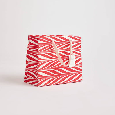 Candy Stripes Hand Marbled Gift Bag