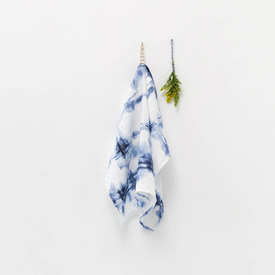 Linen Kitchen Towel: Tie Dye