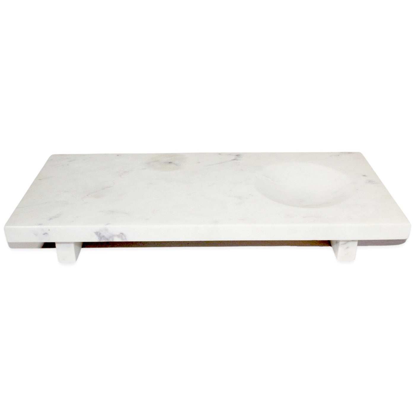 Marble Serving Tray: White