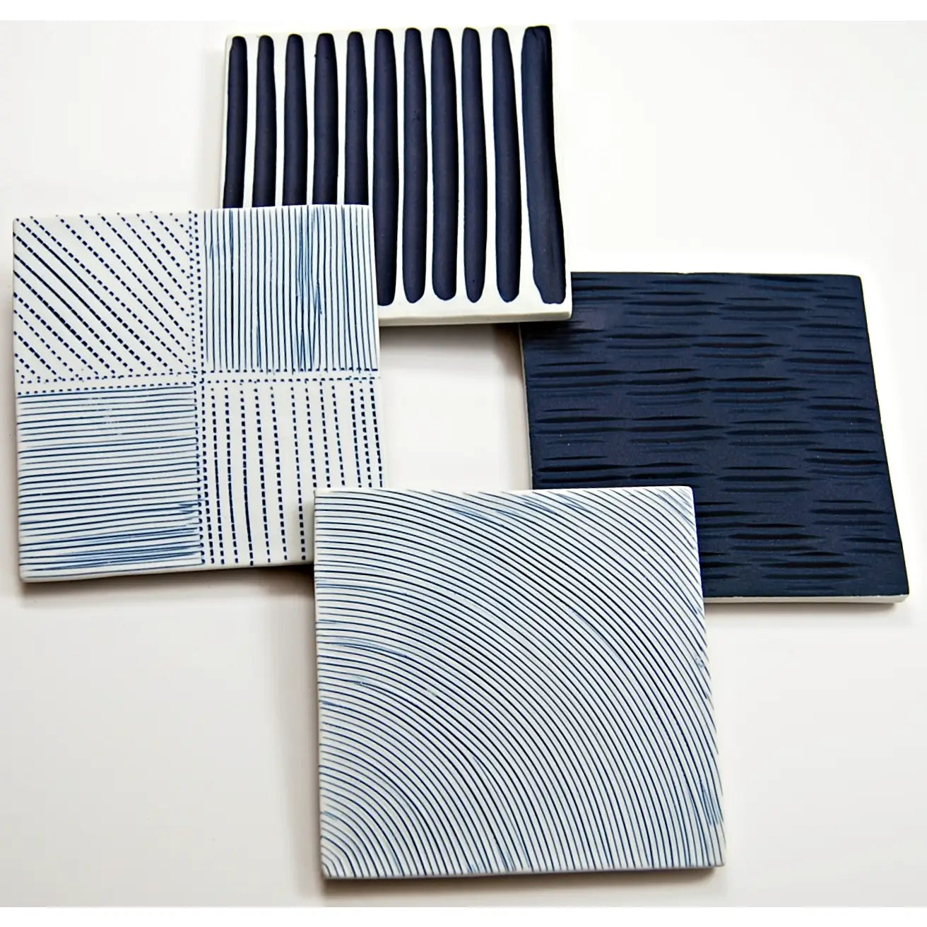 Blue & White Ceramic Coasters