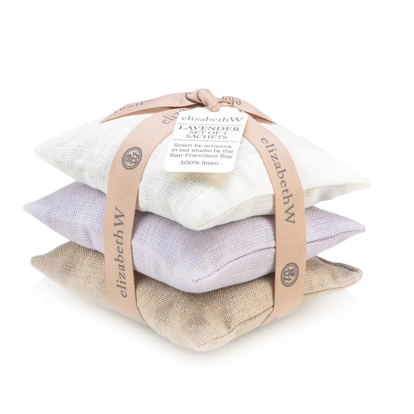 Linen Lavender Sachet - Set of 3