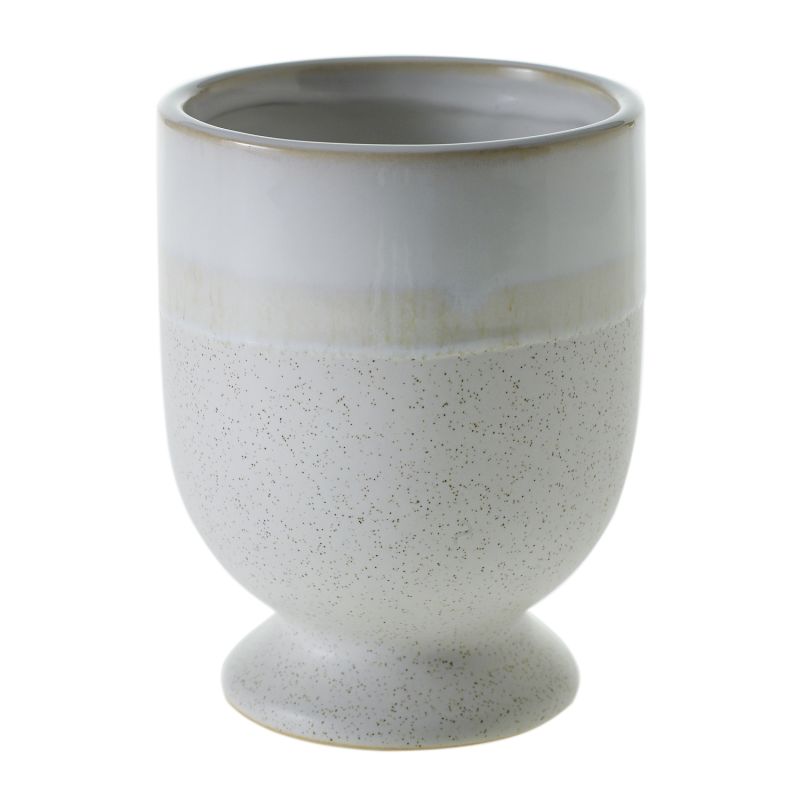 Footed Ceramic Vase