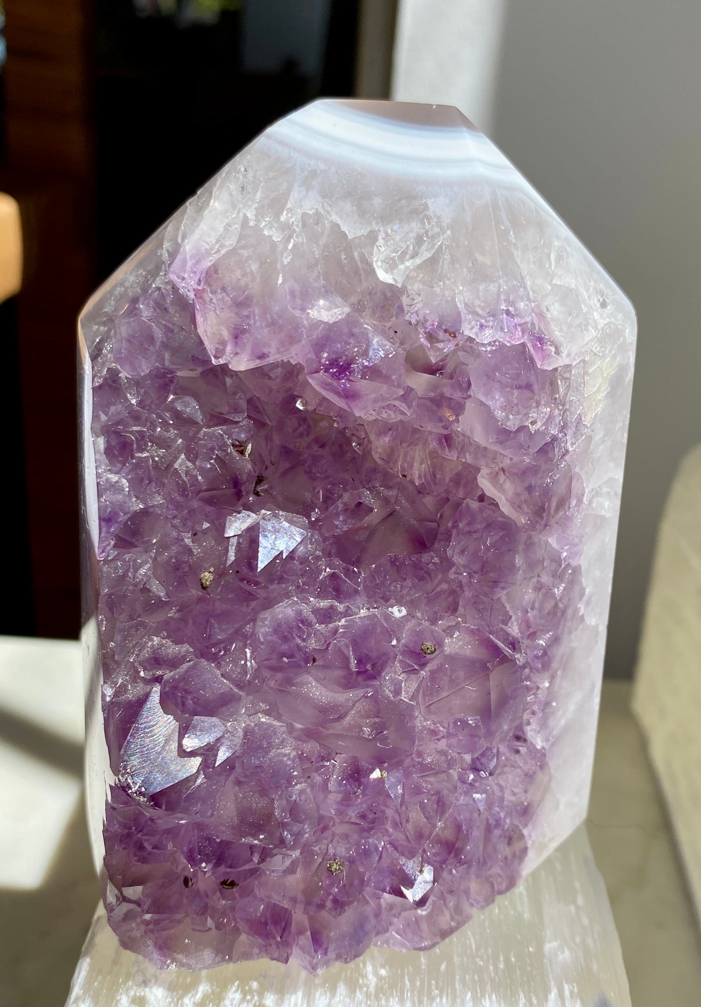 Amethyst Agate Tower