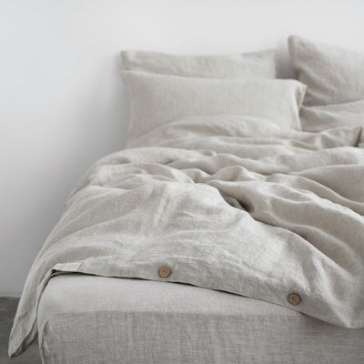 Linen Duvet Set: Melange