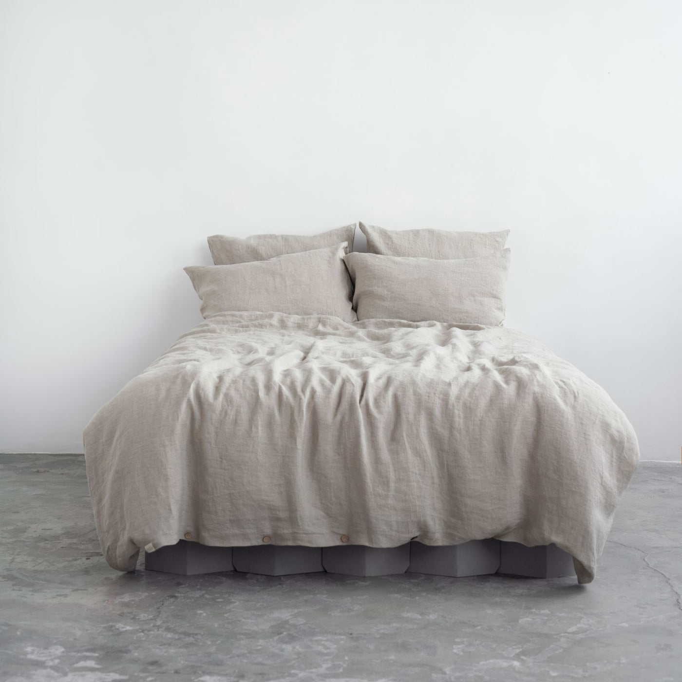 Linen Duvet Set: Natural