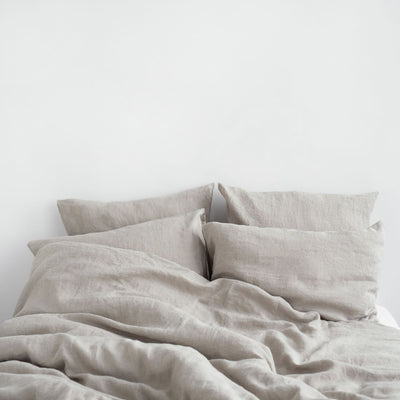 Linen Duvet Set: Natural