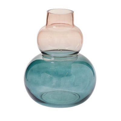 Ombre Bubble Glass Vase