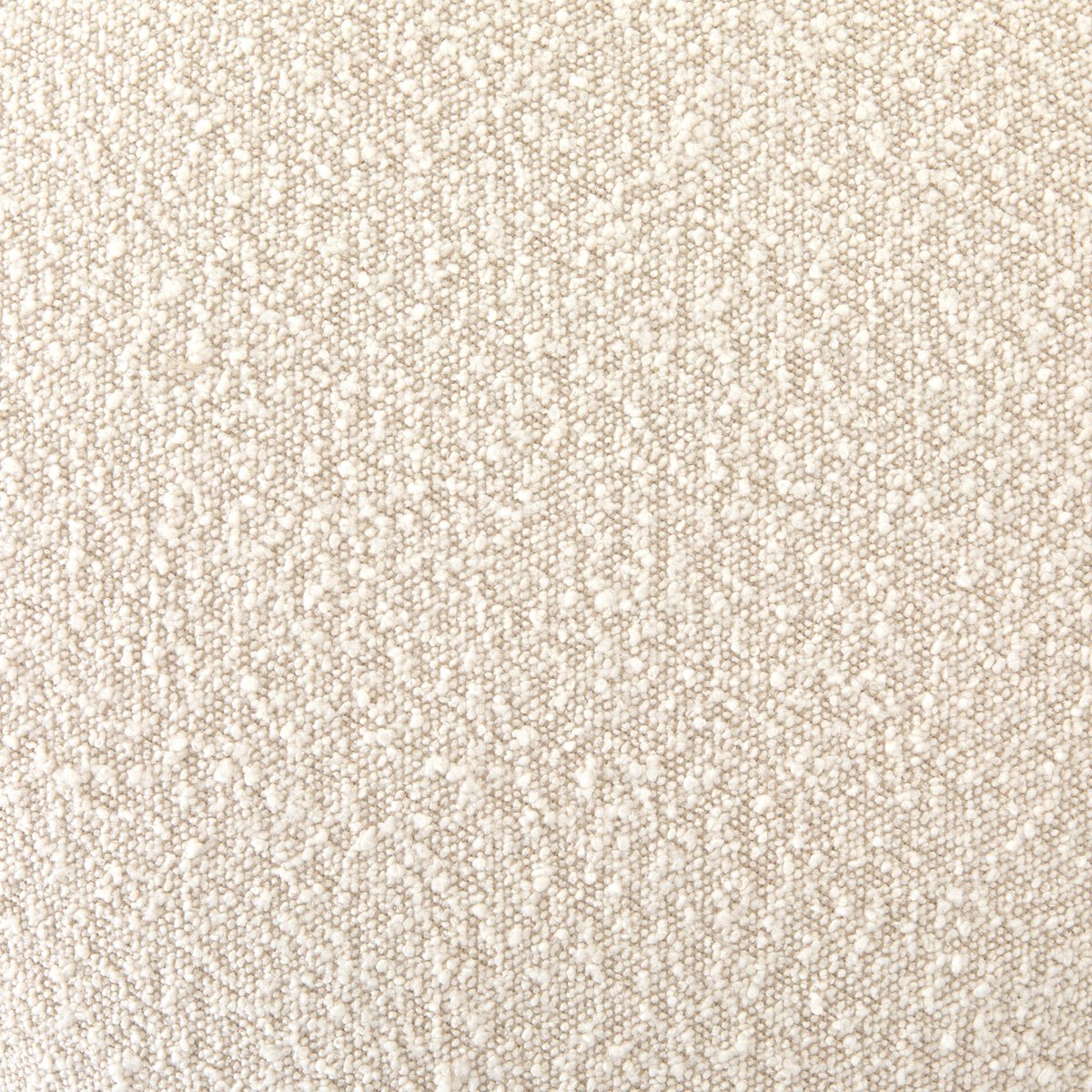 Scarborough Small Ottoman | Cream Boucle