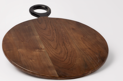 Round Acacia Wood Cutting Board