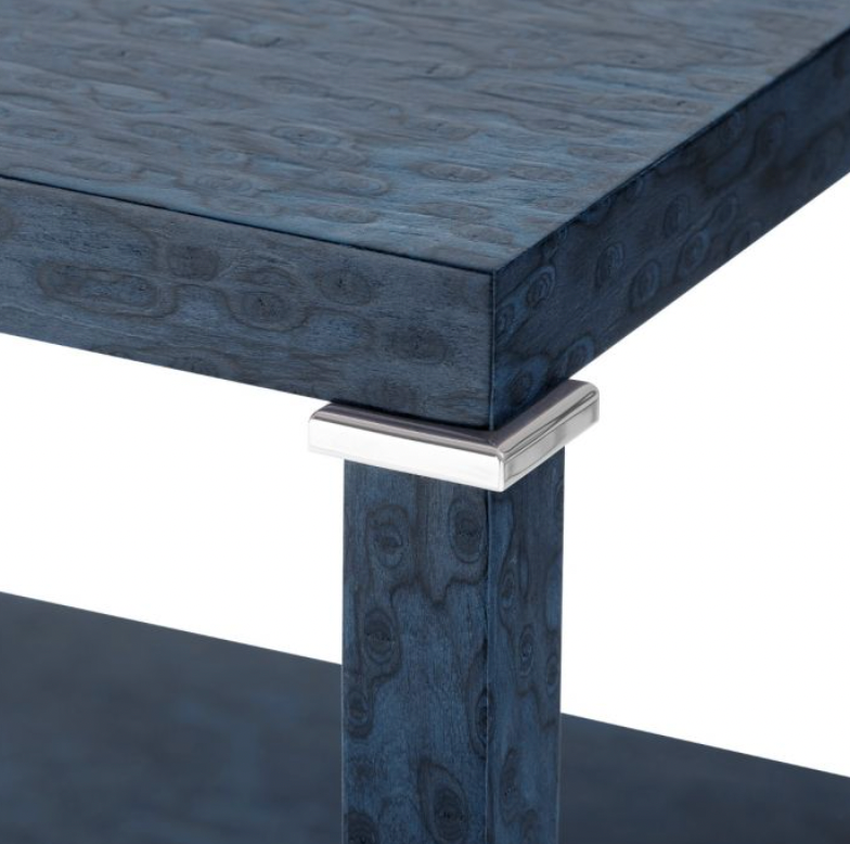 MAEVES 1-DRAWER SIDE TABLE- DEEP NAVY