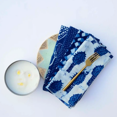 Mix & Match Indigo Napkins