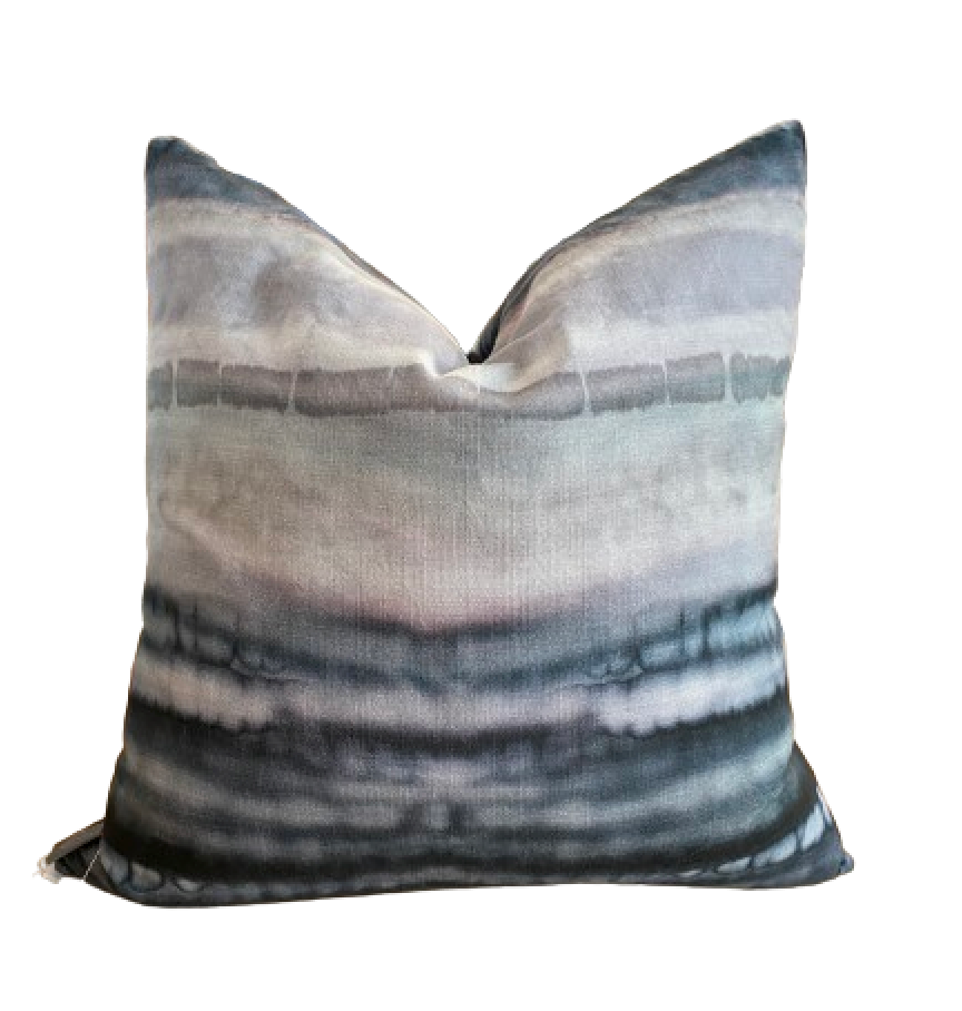 Gravity Fluorite Linen Blend Pillow