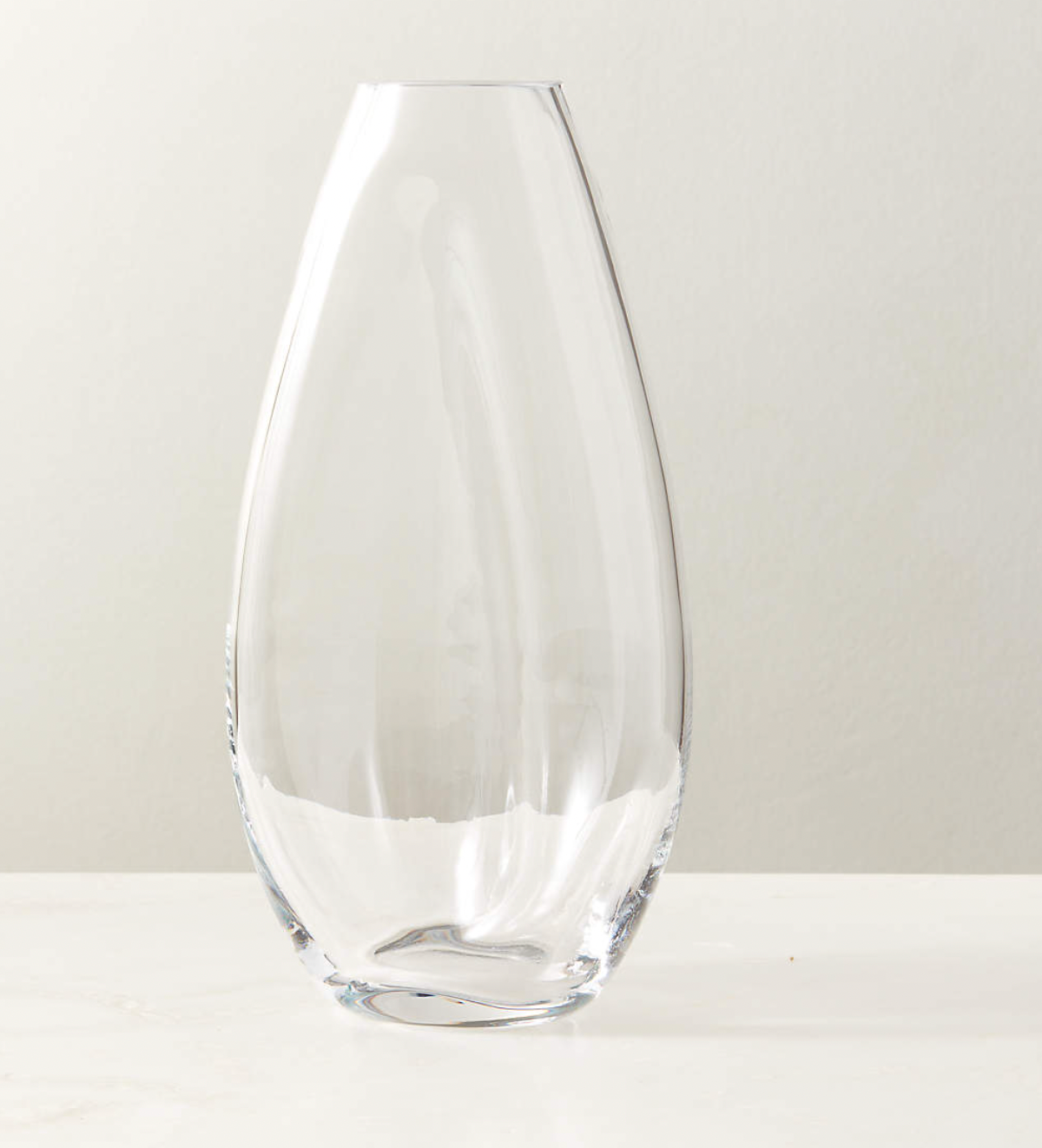 Fron Clear Glass Vase