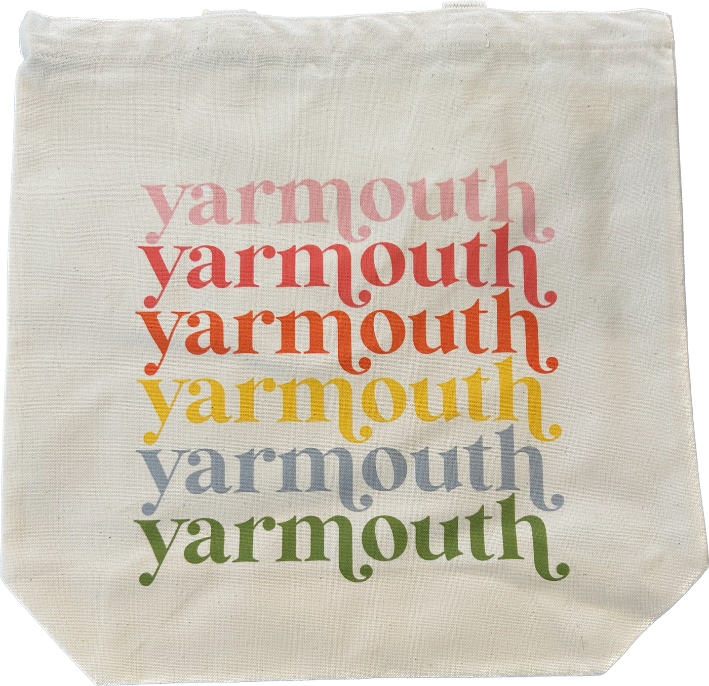 Yarmouth Retro Repeat Earth Tones Tote