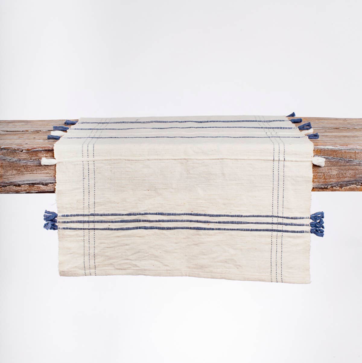 Cotton Table Runner: Navy